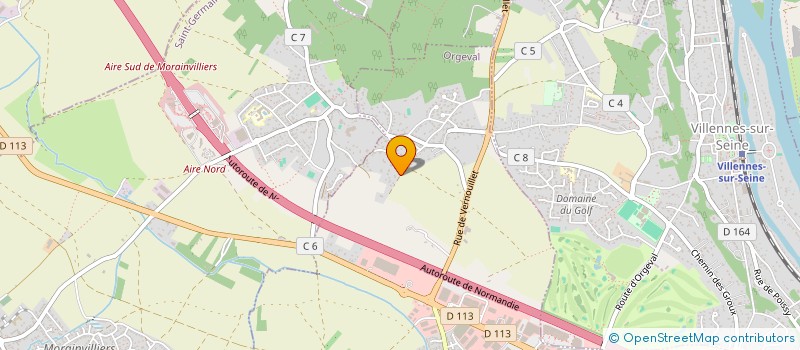 localisation de l'entreprise MADAME CORINNE LACOUR  ORGEVAL