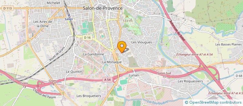 localisation de l'entreprise MADAME CORINNE LAFAY  SALON-DE-PROVENCE