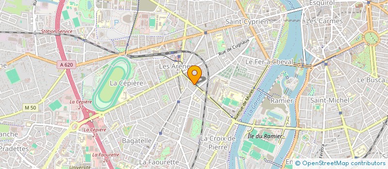 localisation de l'entreprise MADAME CORINNE LAFLORENTIE à TOULOUSE