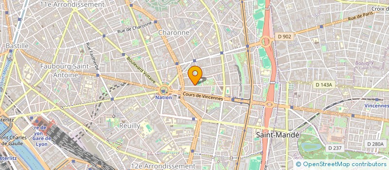 localisation de l'entreprise MADAME CORINNE LAFON  PARIS