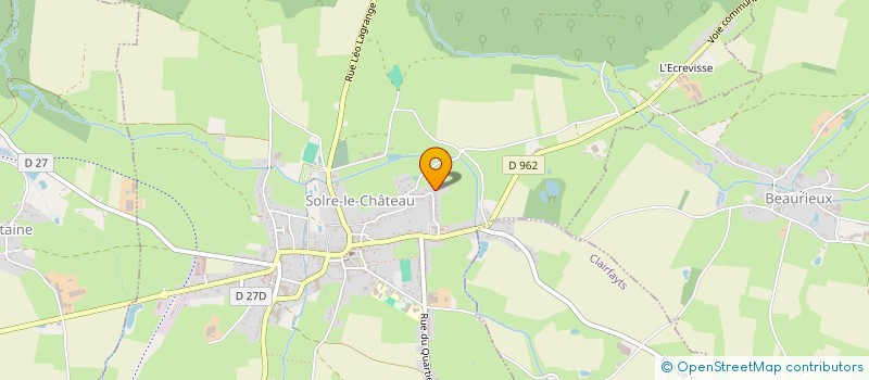 localisation de l'entreprise MADAME CORINNE LAGANO  SOLRE-LE-CHATEAU