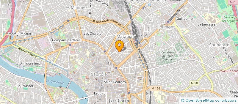 localisation de l'entreprise MADAME CORINNE LAJAUNIE  TOULOUSE
