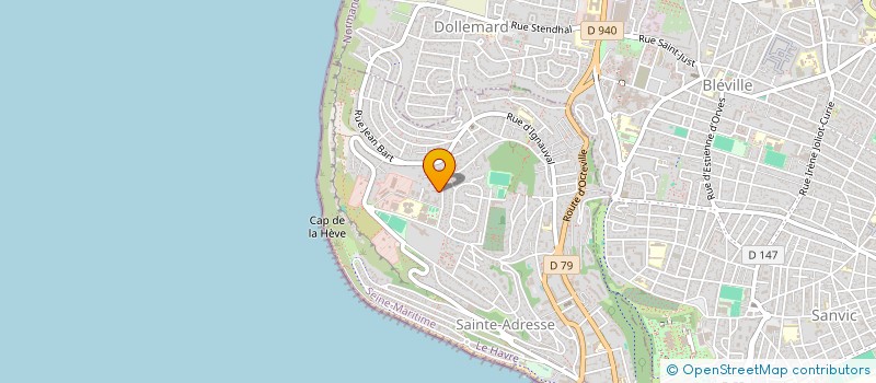 localisation de l'entreprise MADAME CORINNE LALLIER  LE HAVRE