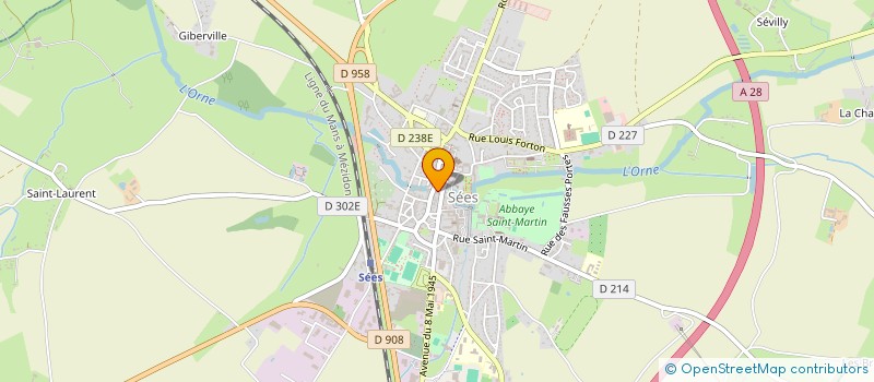 localisation de l'entreprise MADAME CORINNE LAMOTTE à SEES