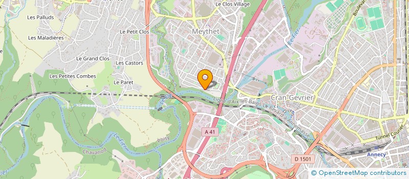 localisation de l'entreprise MADAME CORINNE LAMOUROUX à ANNECY