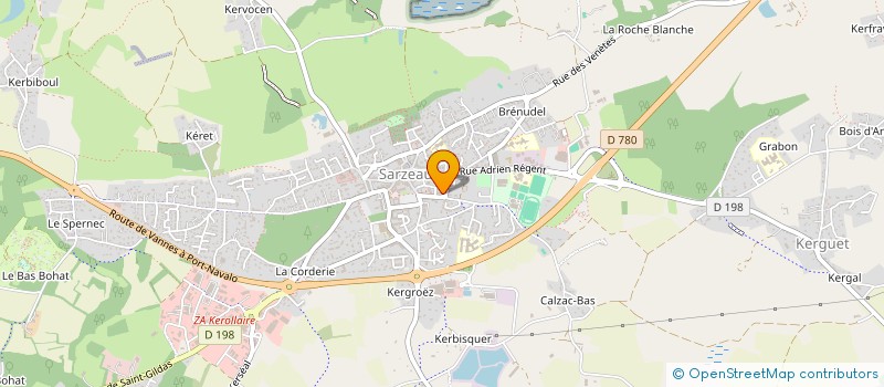localisation de l'entreprise MADAME CORINNE LANDRON  SARZEAU