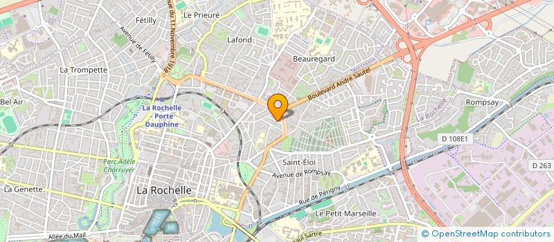 localisation de l'entreprise MADAME CORINNE LANGE  LA ROCHELLE