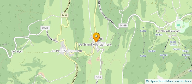 localisation de l'entreprise MADAME CORINNE LANGLOIS  HAUT VALROMEY