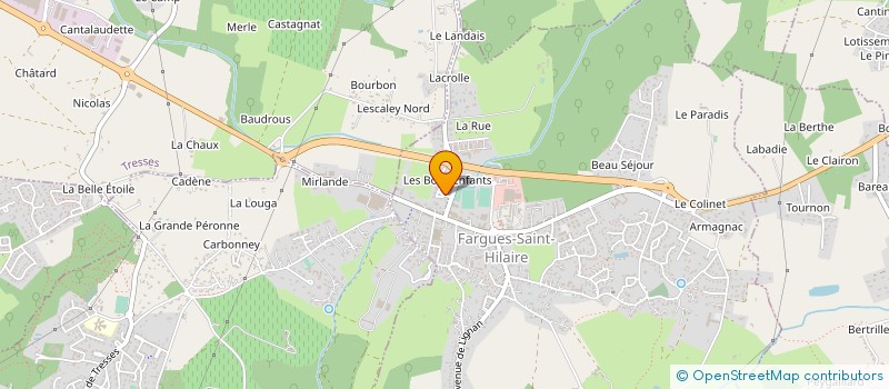 localisation de l'entreprise MADAME CORINNE LANTHEAUME à FARGUES-SAINT-HILAIRE
