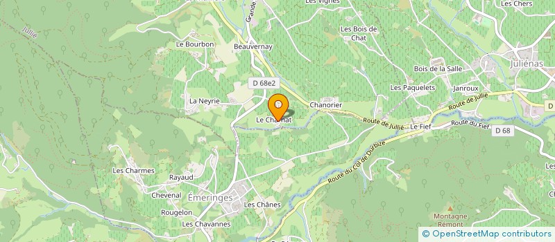 localisation de l'entreprise MADAME CORINNE LAPALUS  JULLIE