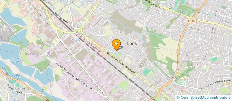 localisation de l'entreprise MADAME CORINNE LAPASTOURE-GRITCHOU  LONS