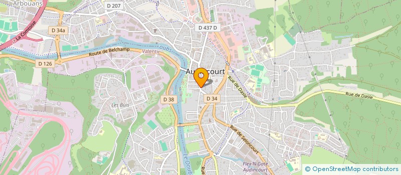 localisation de l'entreprise MADAME CORINNE LAPORTE  AUDINCOURT