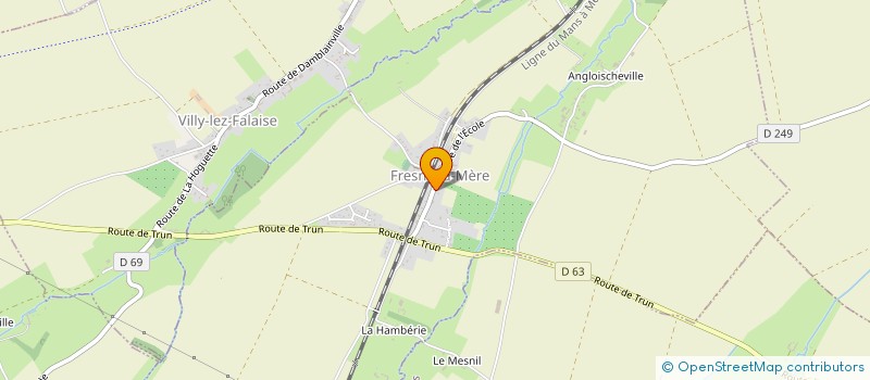 localisation de l'entreprise MADAME CORINNE LAROSE  FRESNE-LA-MERE