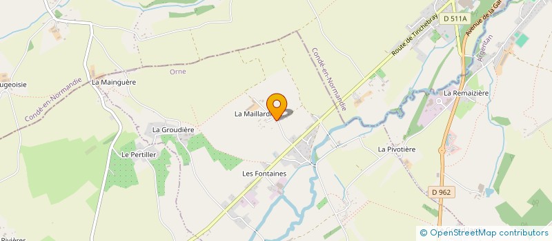 localisation de l'entreprise MADAME CORINNE LASSERE à AUBUSSON