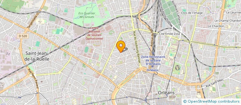 localisation de l'entreprise MADAME CORINNE LASSERRE  ORLEANS