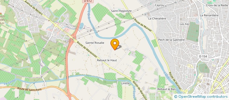 localisation de l'entreprise MADAME CORINNE LATOURRETTE à BEZIERS