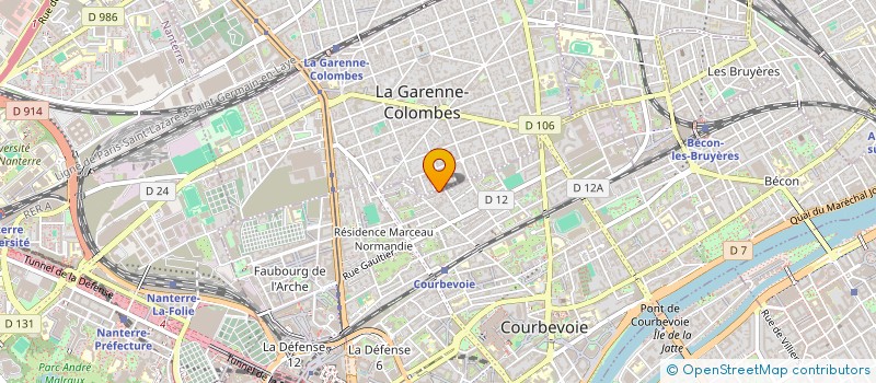 localisation de l'entreprise MADAME CORINNE LAURENT à COURBEVOIE