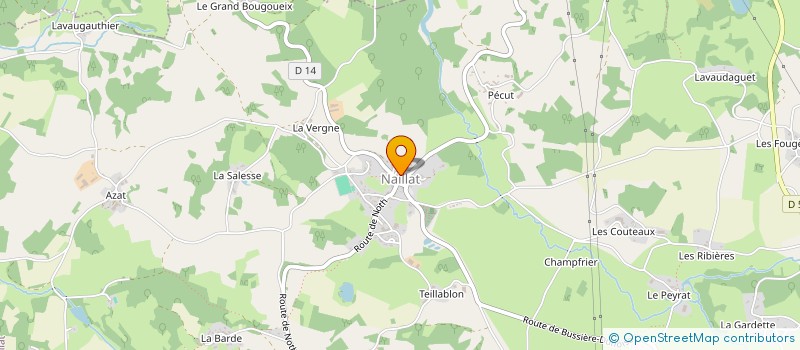 localisation de l'entreprise MADAME CORINNE LAURENT à SAGNAT