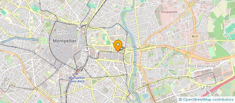 localisation de l'entreprise MADAME CORINNE LAURET à MONTPELLIER