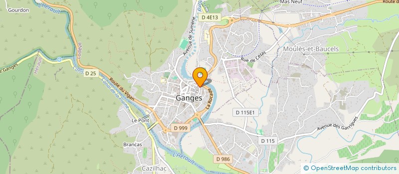 localisation de l'entreprise MADAME CORINNE LAURIOL  GANGES