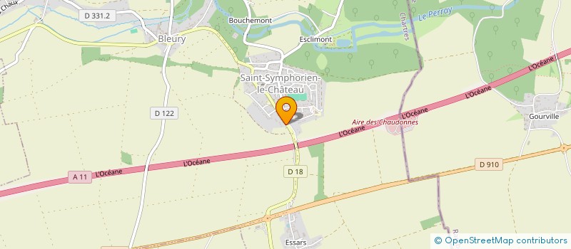 localisation de l'entreprise MADAME CORINNE LAVALETTE à AUNEAU-BLEURY-SAINT-SYMPHORIEN