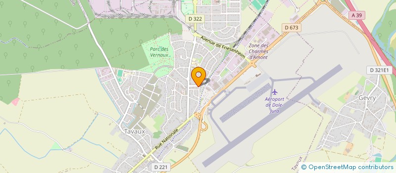 localisation de l'entreprise MADAME CORINNE LAVRUT  TAVAUX