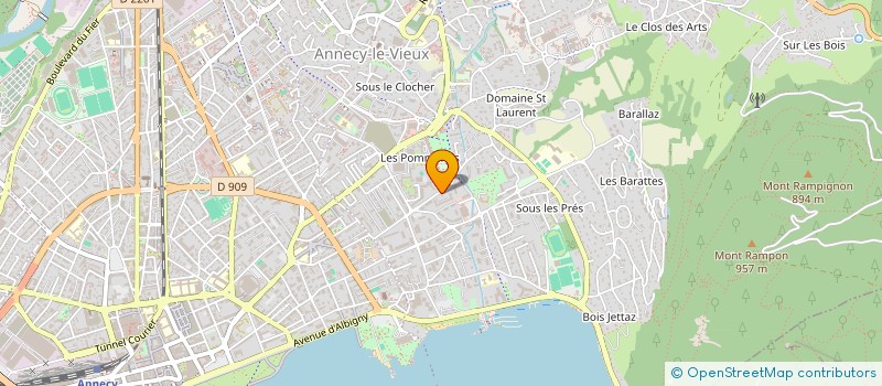 localisation de l'entreprise MADAME CORINNE LAYHE à ANNECY