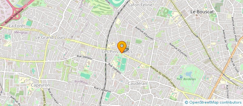 localisation de l'entreprise MADAME CORINNE LE BEL  BORDEAUX