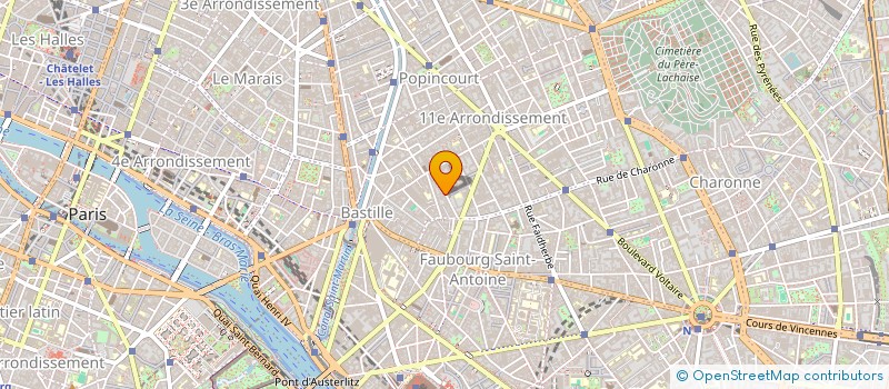 localisation de l'entreprise MADAME CORINNE LE BRIAND  PARIS