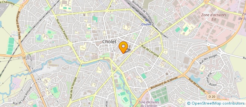 localisation de l'entreprise MADAME CORINNE LE CUISINIER à CHOLET