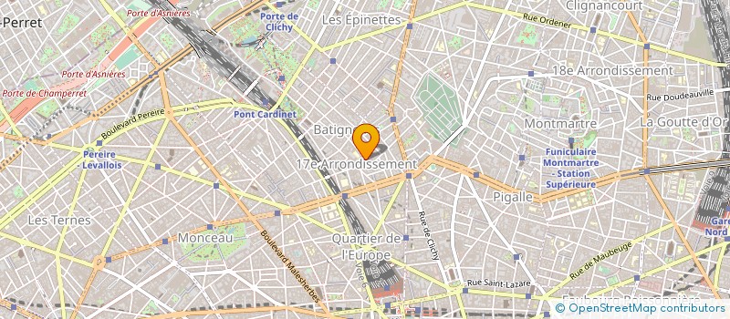 localisation de l'entreprise MADAME CORINNE LE DORIOL  PARIS 17