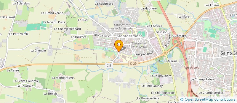 localisation de l'entreprise MADAME CORINNE LE GUYADER  RENNES