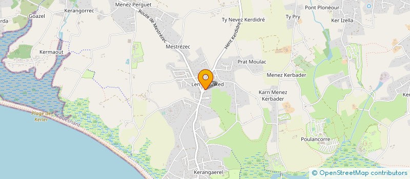 localisation de l'entreprise MADAME CORINNE LE LOC'H  QUIMPER