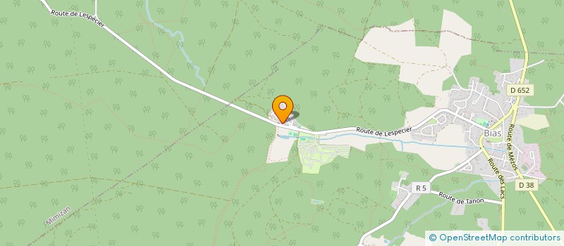 localisation de l'entreprise MADAME CORINNE LE MOAL  BIAS