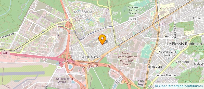localisation de l'entreprise MADAME CORINNE LEAL à CLAMART