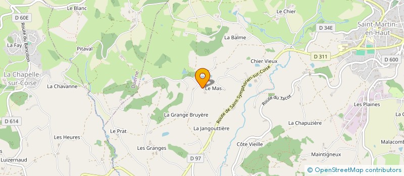 localisation de l'entreprise MADAME CORINNE LEBESSON  SAINT-MARTIN-EN-HAUT