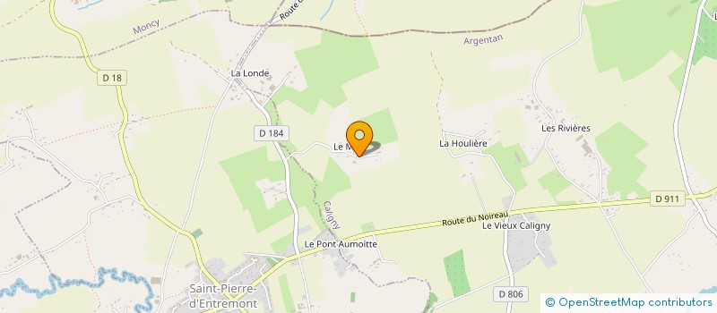 localisation de l'entreprise MADAME CORINNE LECHAPELAYS à CALIGNY