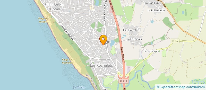localisation de l'entreprise MADAME CORINNE LECLAPART à SAINT-BREVIN-LES-PINS