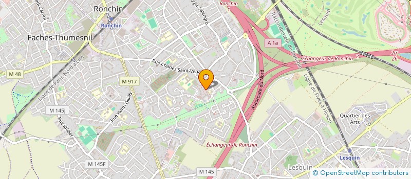 localisation de l'entreprise MADAME CORINNE LECOMTE  RONCHIN