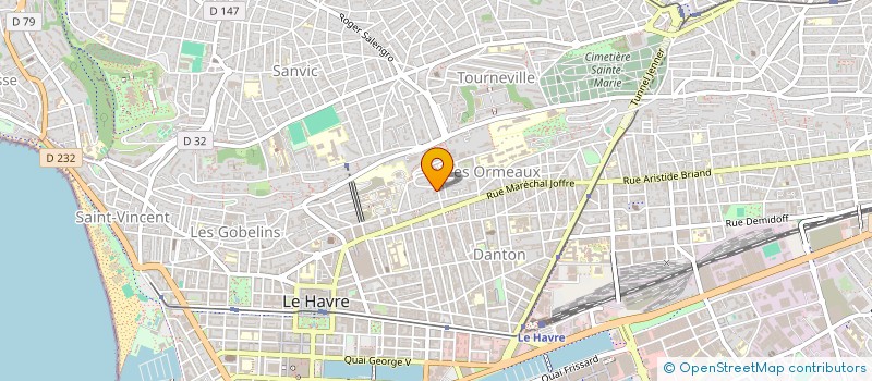 localisation de l'entreprise MADAME CORINNE LEFEBVRE à LE HAVRE