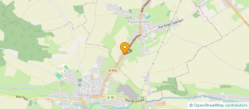 localisation de l'entreprise MADAME CORINNE LEFEBVRE  FLORINGHEM