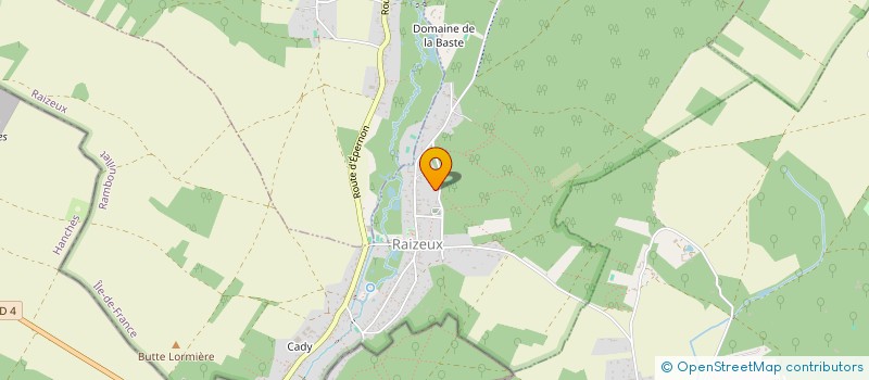 localisation de l'entreprise MADAME CORINNE LEGRAND  RAIZEUX