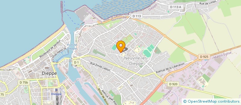 localisation de l'entreprise MADAME CORINNE LEGROS  DIEPPE