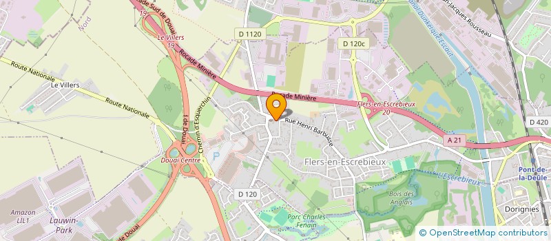 localisation de l'entreprise MADAME CORINNE LEMAIRE  FLERS-EN-ESCREBIEUX