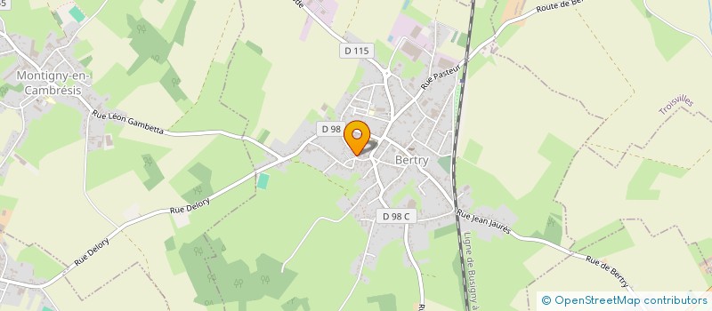 localisation de l'entreprise MADAME CORINNE LEMAITRE  BERTRY