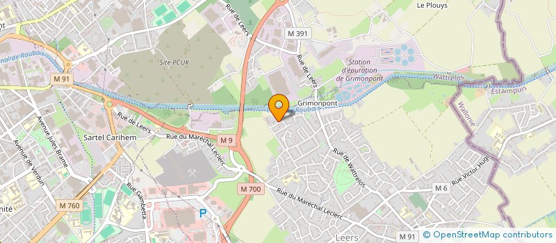 localisation de l'entreprise MADAME CORINNE LEMIEUGRE  LEERS