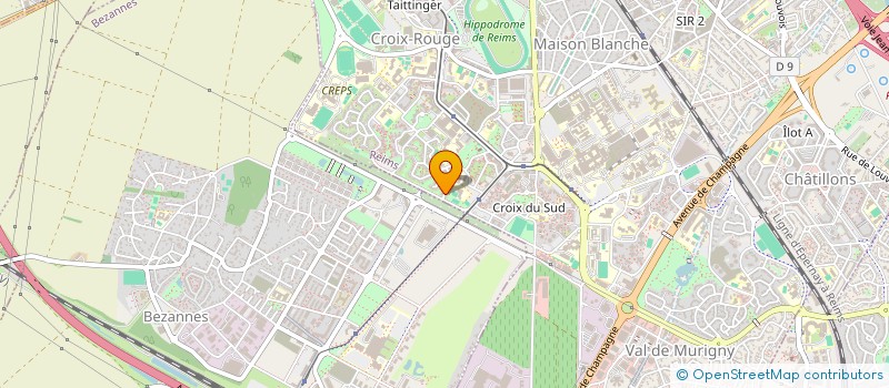 localisation de l'entreprise MADAME CORINNE LENIQUE  REIMS