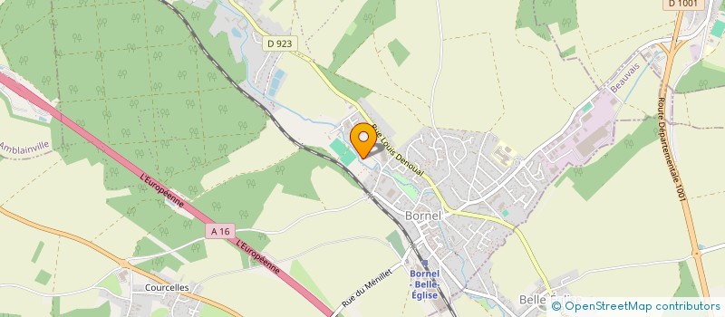 localisation de l'entreprise MADAME CORINNE LENTZ  BORNEL