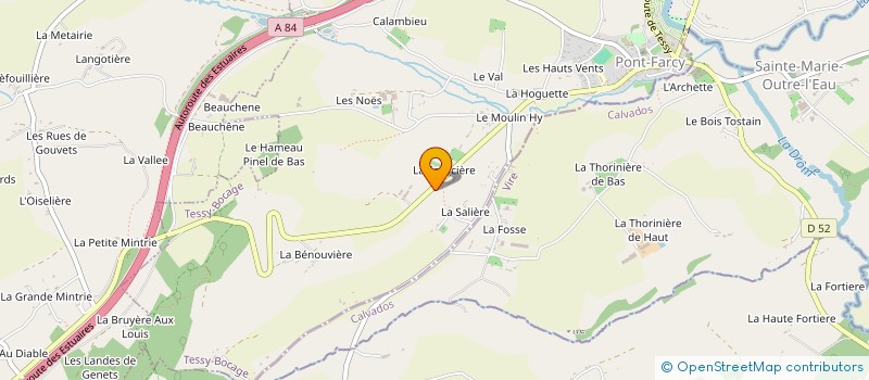 localisation de l'entreprise MADAME CORINNE LEPAINTEUR  LE DEZERT