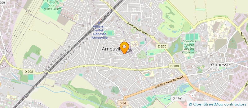 localisation de l'entreprise MADAME CORINNE LERNOULD  ARNOUVILLE